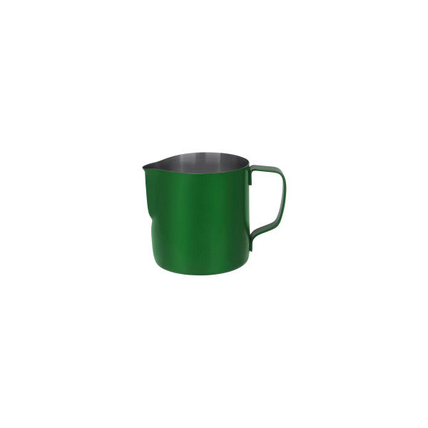 Brew 350ml Green powder-coated milk frothing jug