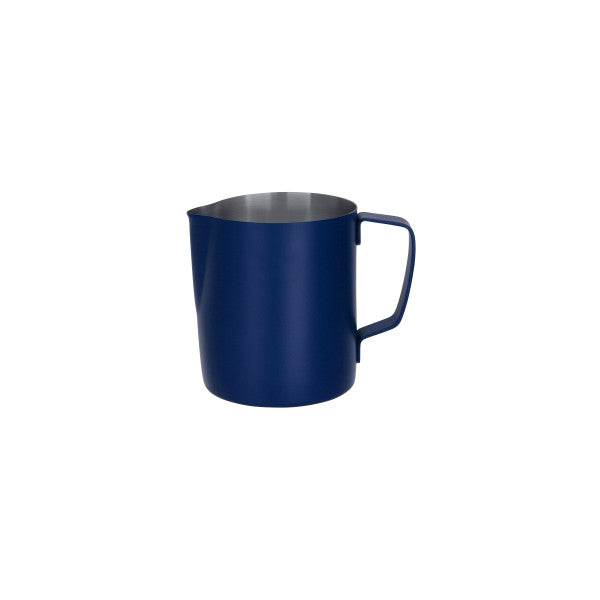 Brew 600ml Blue powder-coated milk frothing jug
