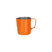 Brew 600ml Orange powder-coated milk frothing jug