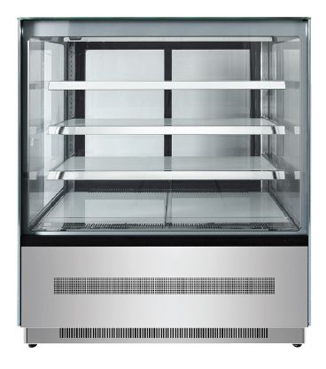 Atosa Large Upright Square Glass Cake Showcase - 900mm Display - WDF097Z