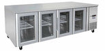 Atosa Glass Door Refrigerated Counter - 2230mm - 4 Door - EPF3741