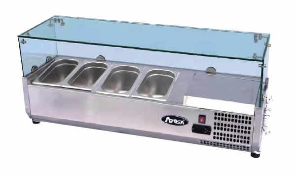 Atosa Countertop Salad and Pizza Bar 1205mm - ESL3881