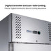 Stainless Steel Single Full Door Upright Fridge - XURC600SFV - Fed-x - view 5