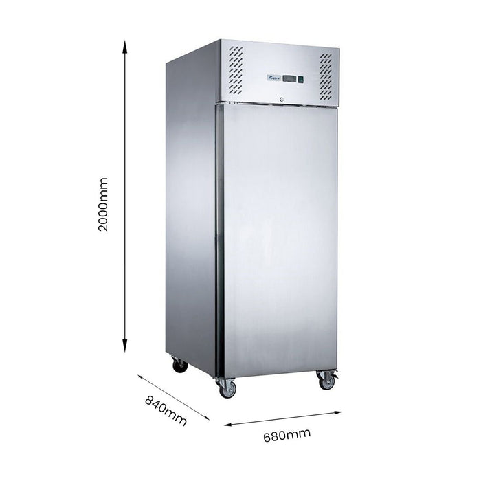 Stainless Steel Single Full Door Upright Fridge - XURC600SFV - Fed-x - view 7