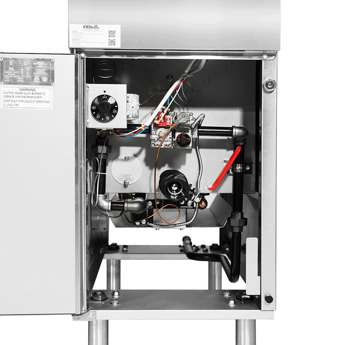 Frymax VP122 Commercial V-Pan Gas Fryer - VP122LPG - view 5 - Simply Hospitality NZ