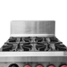 Gasmax GBS4TS 4 Burner Commercial Gas Range with Oven - GBS4TS Natural Gas - view 2 - Simply Hospitality NZ