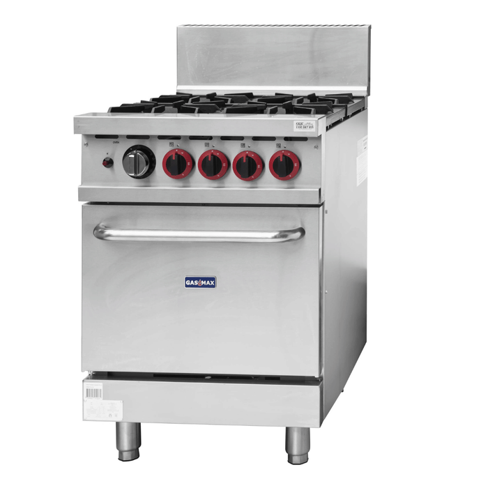 Gasmax GBS4TS 4 Burner Commercial Gas Range with Oven - GBS4TSLPG LPG - view 11 - Simply Hospitality NZ
