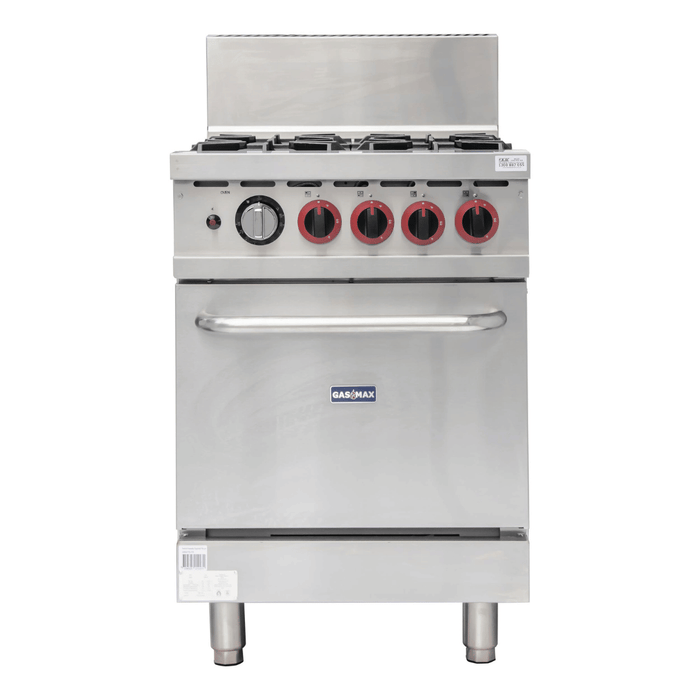 Gasmax GBS4TS 4 Burner Commercial Gas Range with Oven - GBS4TSLPG LPG - view 7 - Simply Hospitality NZ