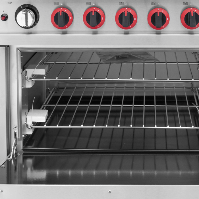 Gasmax GBS6TS 6 Burner Commercial Gas Range with Oven - GBS6TS Natural Gas - view 3 - Simply Hospitality NZ