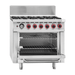 Gasmax GBS6TS 6 Burner Commercial Gas Range with Oven - GBS6TS Natural Gas - view 4 - Simply Hospitality NZ