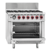 Gasmax GBS6TS 6 Burner Commercial Gas Range with Oven - GBS6TSLPG LPG - view 10 - Simply Hospitality NZ