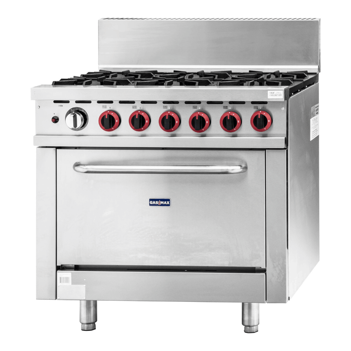 Gasmax GBS6TS 6 Burner Commercial Gas Range with Oven - GBS6TSLPG LPG - view 11 - Simply Hospitality NZ
