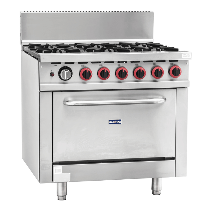 Gasmax GBS6TS 6 Burner Commercial Gas Range with Oven - GBS6TSLPG LPG - view 12 - Simply Hospitality NZ