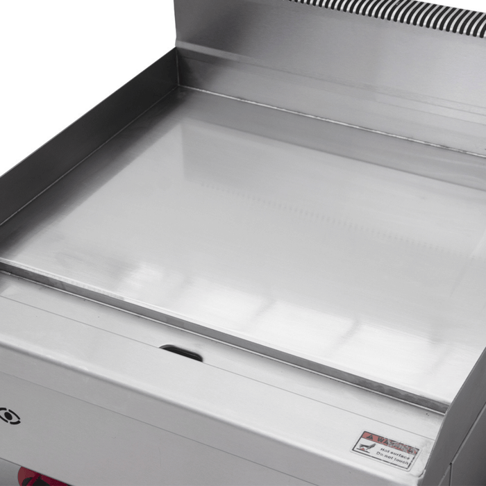 Gasmax JUS-TRG60 600mm Benchtop Gas Griddle - JUS-TRG60ELPG LPG - view 3 - Simply Hospitality NZ