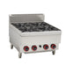 Gasmax JUS-TR 4 Burner Benchtop Gas Cooktop - JUS-TR-4BLPG LPG - view 7 - Simply Hospitality NZ