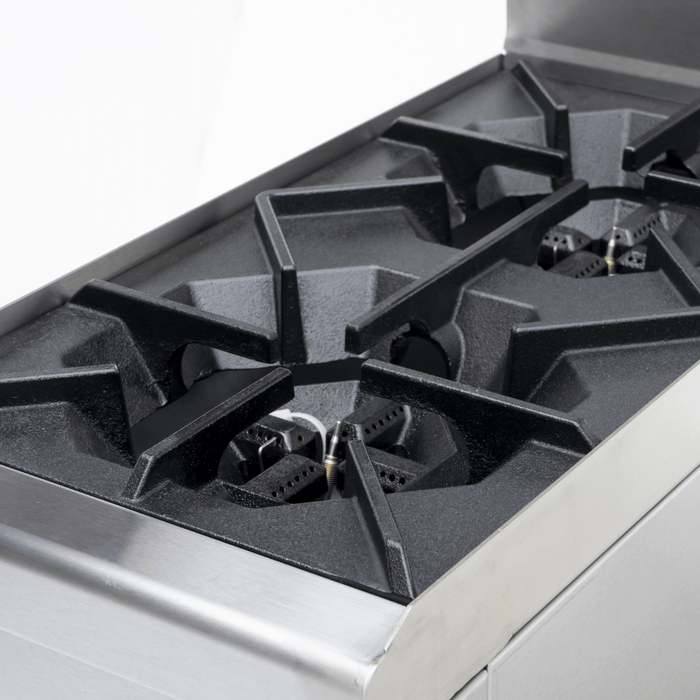 Gasmax JUS-TR 2 Burner Benchtop Gas Cooktop - JUS-TR-2B Natural Gas - view 2 - Simply Hospitality NZ