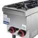Gasmax JUS-TR 2 Burner Benchtop Gas Cooktop - JUS-TR-2B Natural Gas - view 3 - Simply Hospitality NZ