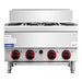 Gasmax JUS-TR 4 Burner Benchtop Gas Cooktop - JUS-TR-4B Natural Gas - view 6 - Simply Hospitality NZ