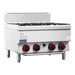 Gasmax JUS-TR 4 Burner Benchtop Gas Cooktop - JUS-TR-4B Natural Gas - Simply Hospitality NZ