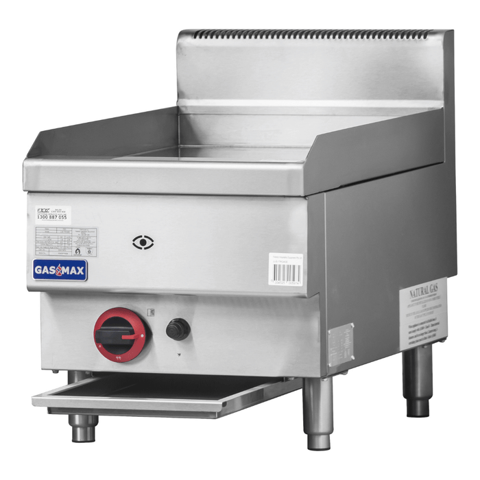 Gasmax JUS-TRG40 400mm Benchtop Gas Griddle - JUS-TRG40E Natural Gas - view 4 - Simply Hospitality NZ