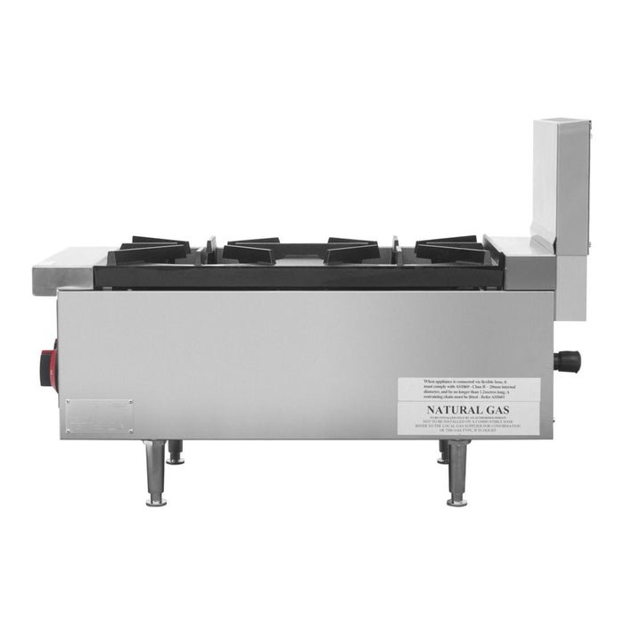 Gasmax RB-2 2 Burner Commercial Gas Cooktop - RB-2E Natural Gas - view 4 - Simply Hospitality NZ