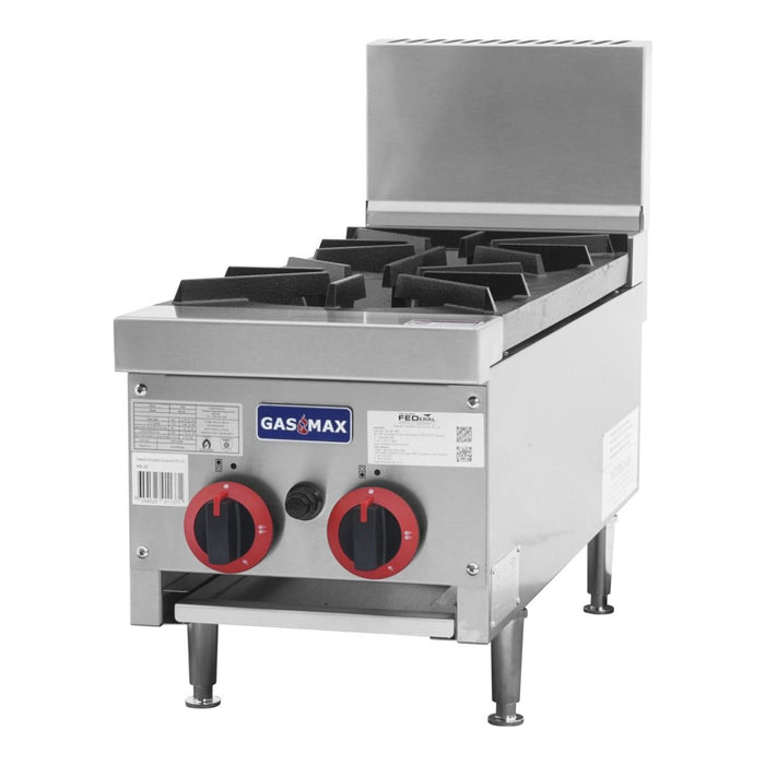 Gasmax RB-2 2 Burner Commercial Gas Cooktop - RB-2E Natural Gas - view 5 - Simply Hospitality NZ