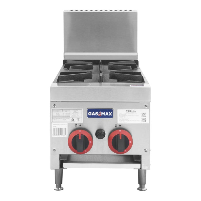 Gasmax RB-2 2 Burner Commercial Gas Cooktop - RB-2ELPG LPG - view 7 - Simply Hospitality NZ