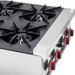 Gasmax RB-4 4 Burner Commercial Gas Cooktop - RB-4E Natural Gas - view 3 - Simply Hospitality NZ