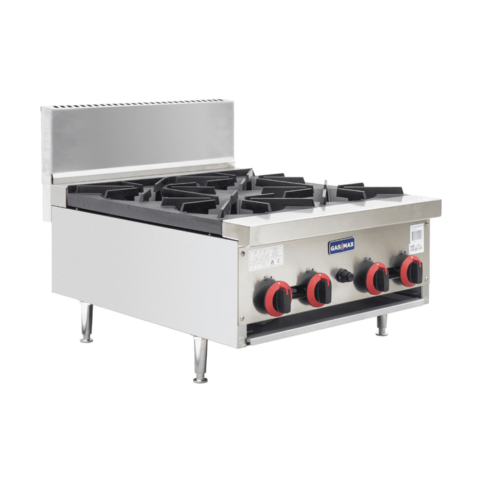 Gasmax RB-4 4 Burner Commercial Gas Cooktop - RB-4E Natural Gas - view 5 - Simply Hospitality NZ