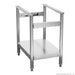 Gasmax QR-14-SEN stainless steel chargrill stand with solid undershelf - Simply Hospitality NZ