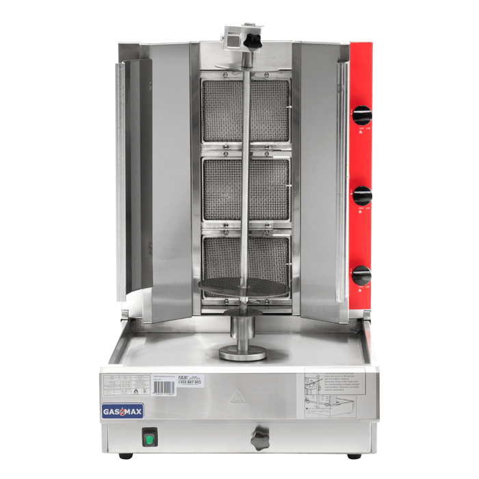 Gasmax KB-3 3 Burner Semi-Automatic Kebab Machine - KB-3LPG LPG - view 7 - Simply Hospitality NZ