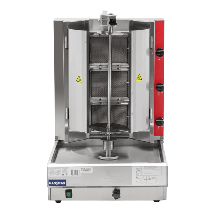 Gasmax KB-3 3 Burner Semi-Automatic Kebab Machine - KB-3 Natural Gas - view 6 - Simply Hospitality NZ