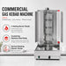 Gasmax KB-4 4 Burner Semi-Automatic Kebab Machine - KB-4LPG LPG - view 4 - Simply Hospitality NZ