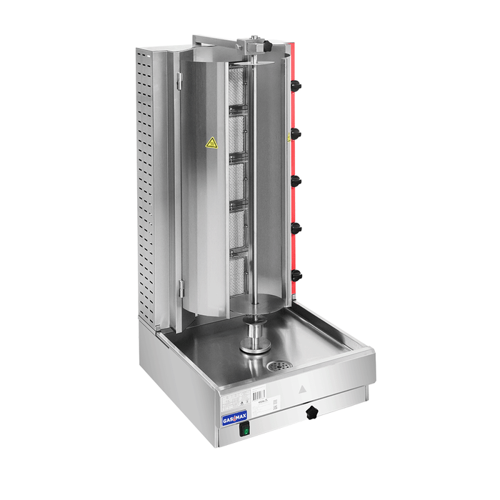 Gasmax KB-5 5 Burner Semi-Automatic Kebab Machine - KB-5 - view 9 - Simply Hospitality NZ