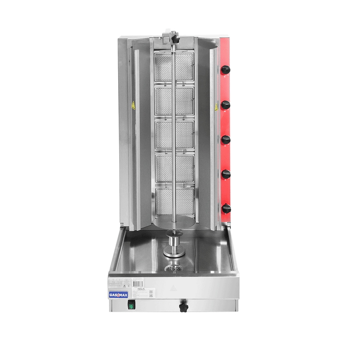 Gasmax KB-5 5 Burner Semi-Automatic Kebab Machine - KB-5 - Simply Hospitality NZ