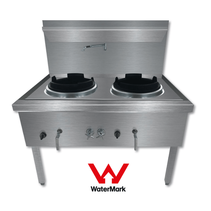 Gasmax WW-2 Double Waterless Wok Burner - WW-2L LPG - view 2 - Simply Hospitality NZ