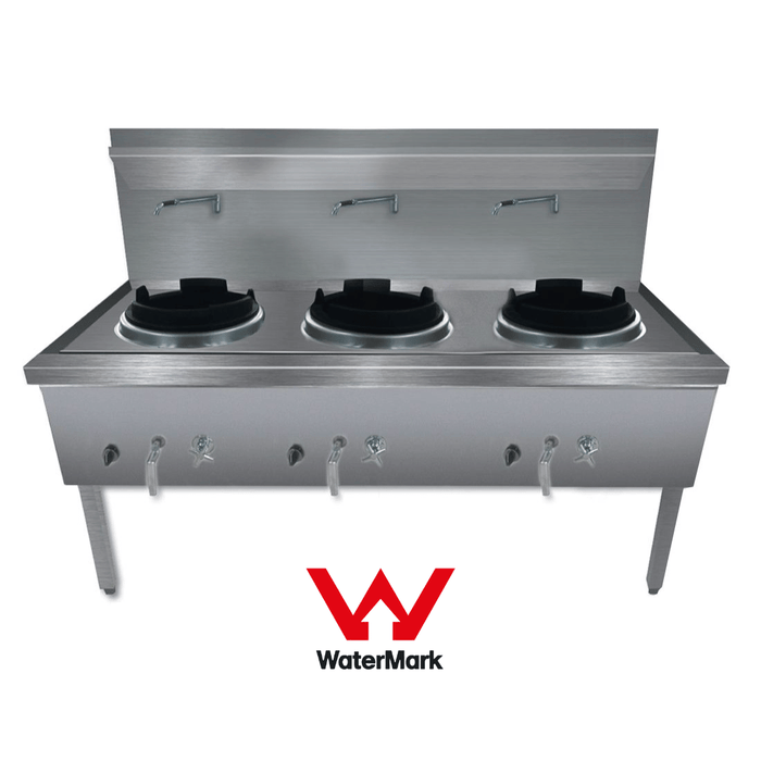 Gasmax WW-3 Triple Waterless Wok Burner - WW-3L LPG - view 2 - Simply Hospitality NZ
