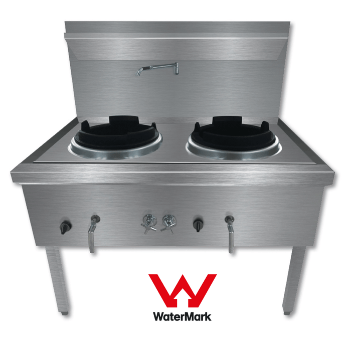 Gasmax WW-2C Double Waterless Chimney Wok Burner - WW-2NC Natural Gas - Simply Hospitality NZ