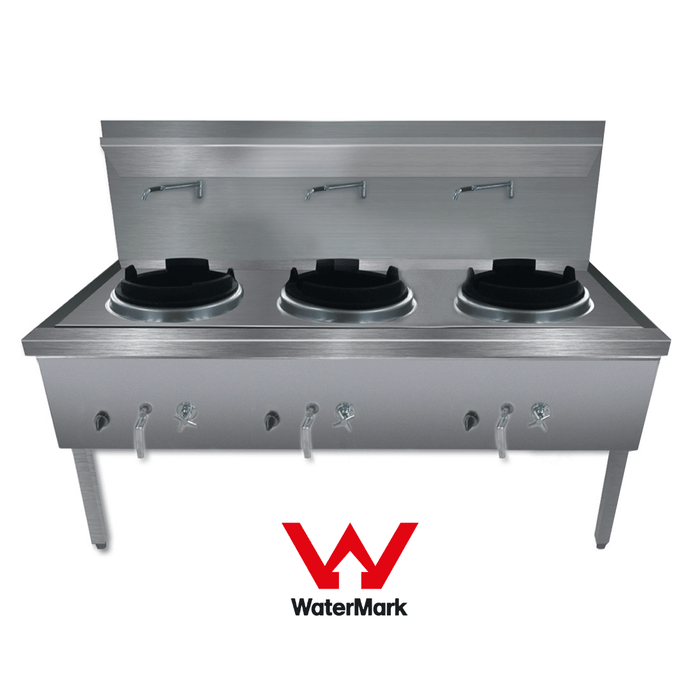 Gasmax WW-3 Triple Waterless Wok Burner - WW-3N Natural Gas - Simply Hospitality NZ