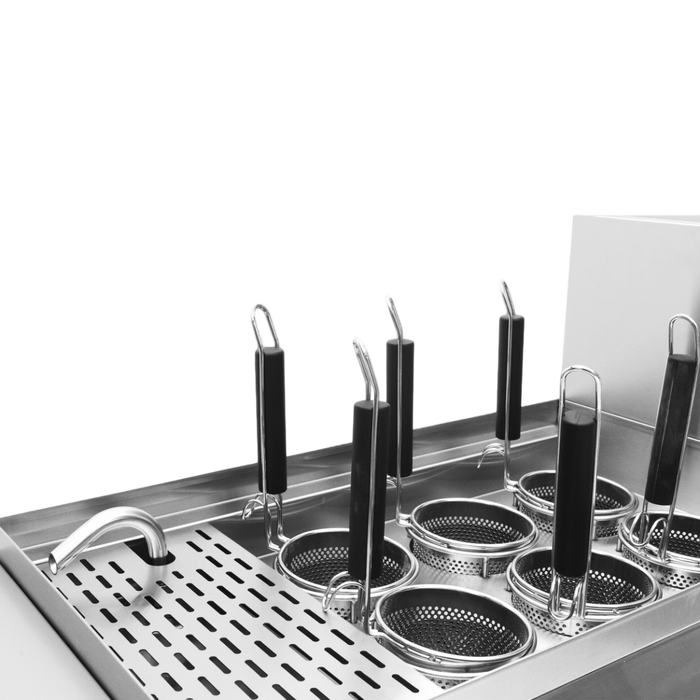 Gasmax PC150 6 Basket Commercial Pasta Cooker - PC150-6 Natural Gas - view 2 - Simply Hospitality NZ