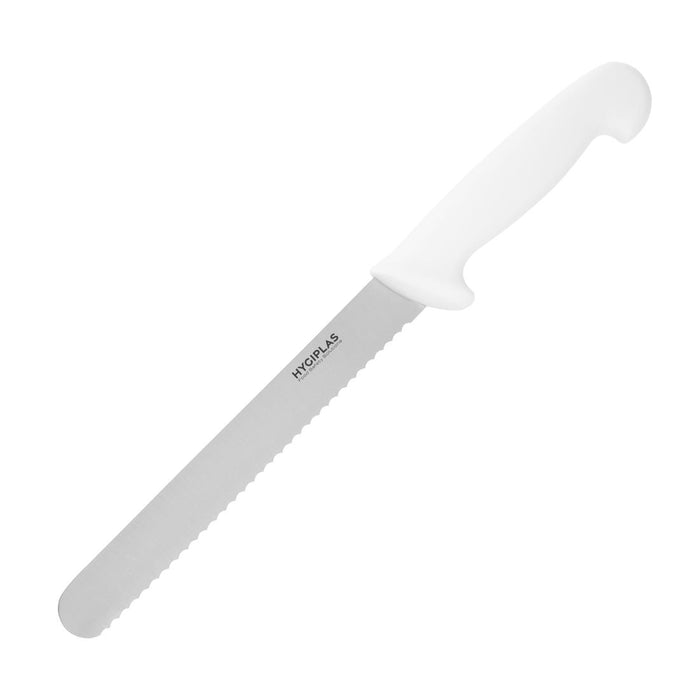 Hygiplas Bread Knife White 205mm - C882 - Simply Hospitality NZ