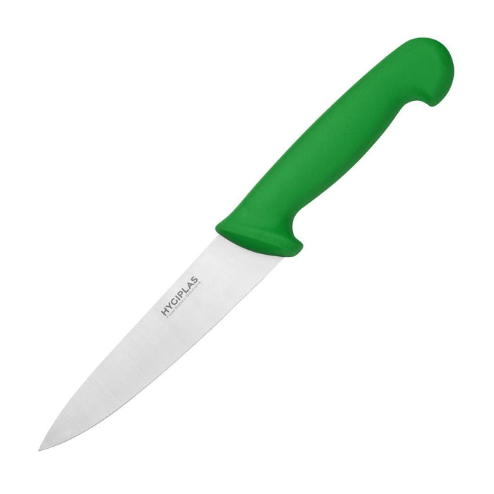 Hygiplas Chefs Knife Green 160mm - C864 - Simply Hospitality NZ