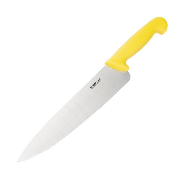 Hygiplas Chefs Knife Yellow 250mm - C816 - Simply Hospitality NZ