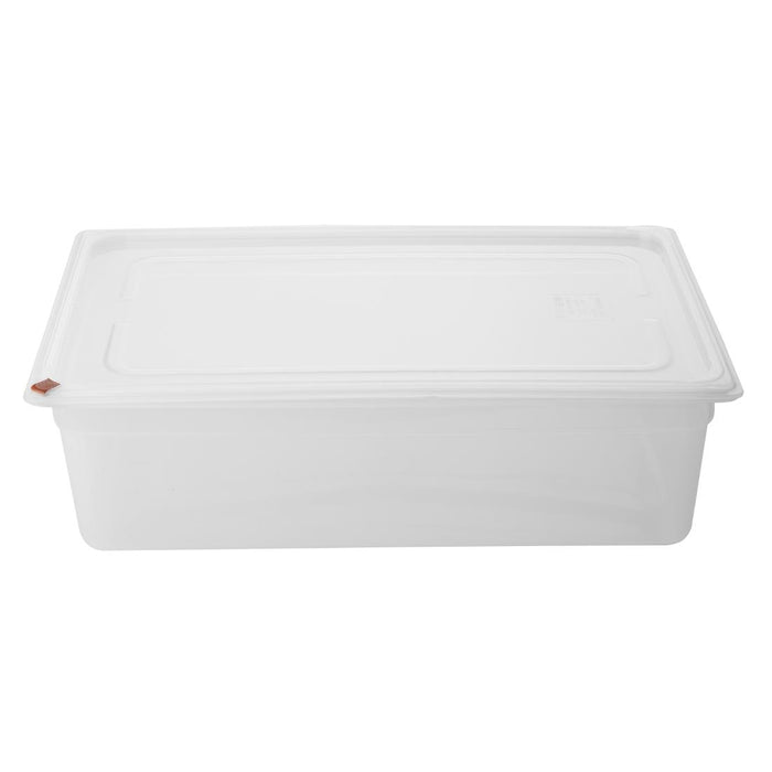 Hygiplas Click PP 1/1 GN Container with Lid & 7 Colour Clips 150mm 19.5Ltr (2 Pack) - FZ087 - Simply Hospitality NZ