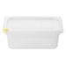 Hygiplas Click PP 1/4 GN Container with Lid & 7 Colour Clips 100mm 2.5Ltr (4 Pack) - FZ095 - Simply Hospitality NZ