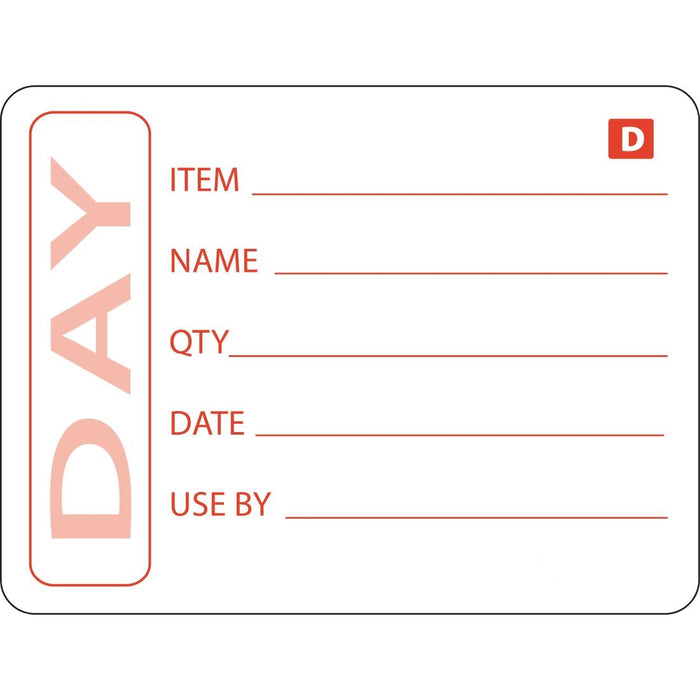 Hygiplas Dissolvable Prepared Food Labels (250 Pack) - GH350 - Simply Hospitality NZ