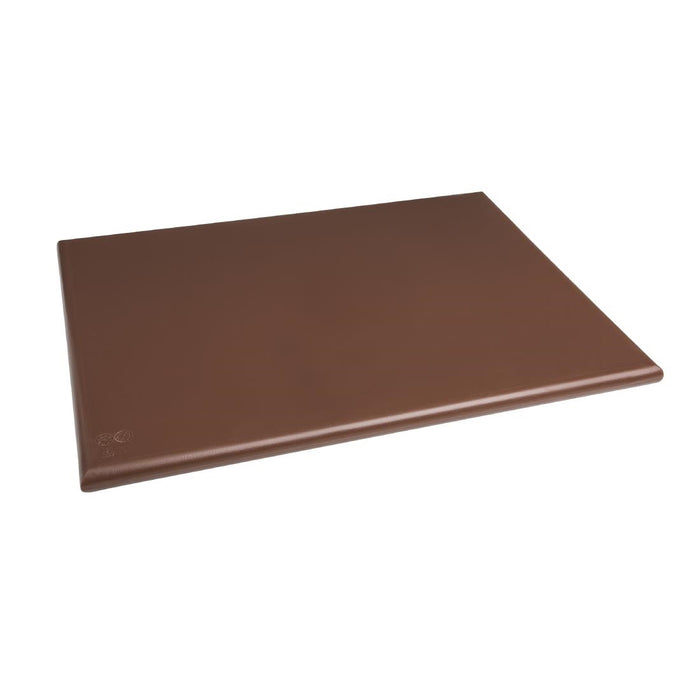 Hygiplas Extra Thick High Density Chopping Board Brown - 600x450x25mm - J041 - Simply Hospitality NZ