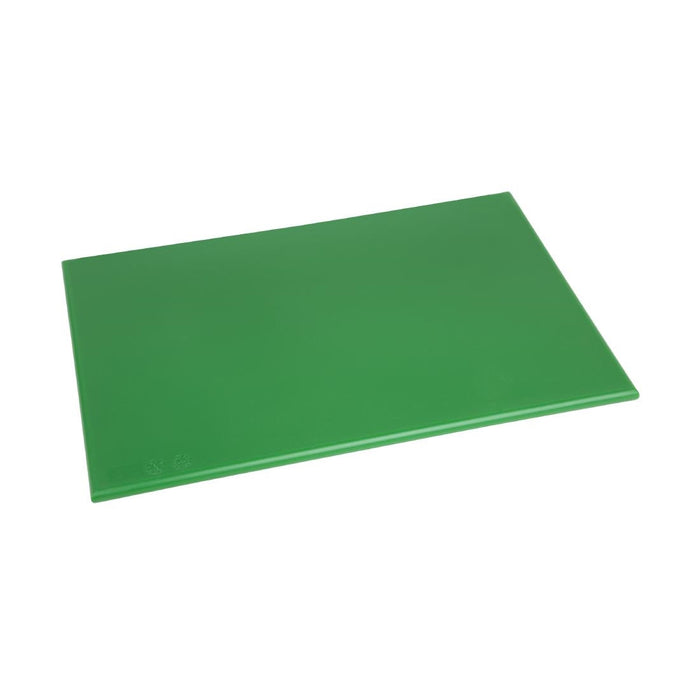 Hygiplas High Density Chopping Board Green - 450x300x12mm - J012 - Simply Hospitality NZ
