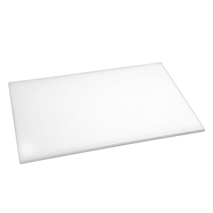 Hygiplas High Density Chopping Board White - 450x300x12mm - J016 - Simply Hospitality NZ