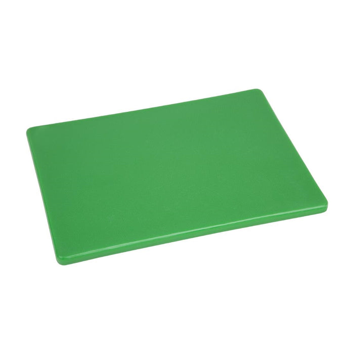 Hygiplas Low Density Chopping Board Green - 305x229x12mm - GH793 - Simply Hospitality NZ